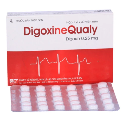 DigoxineQualy - Thuốc điều trị rối loạn nhịp tim của F.T.PHARMA