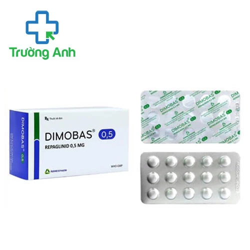 Dimobas 0,5 Agimexpharm - Thuốc trị đái tháo đường tuýp 2
