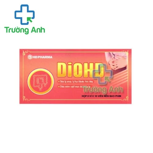 Diohd HD Pharma - Thuốc điều trị lỵ amip, lỵ trực khuẩn, tiêu chảy
