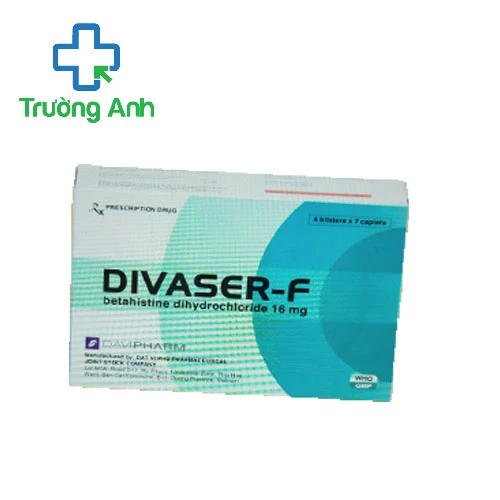 Divaser-F - Thuốc điều trị chứng đau đầu, chóng mặt hiệu quả