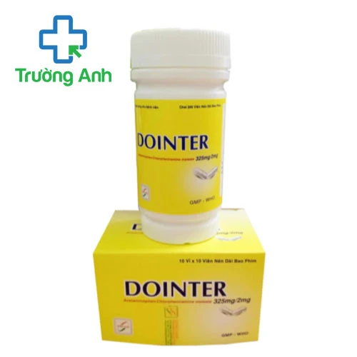 Dointer (hộp 100 viên) - Thuốc giảm đau, hạ sốt hiệu quả