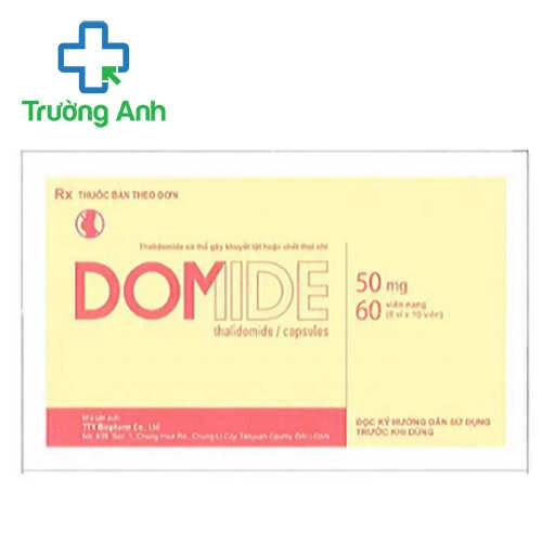 Domide Capsules 50mg - Thuốc điều trị đa u tủy xương hiệu quả