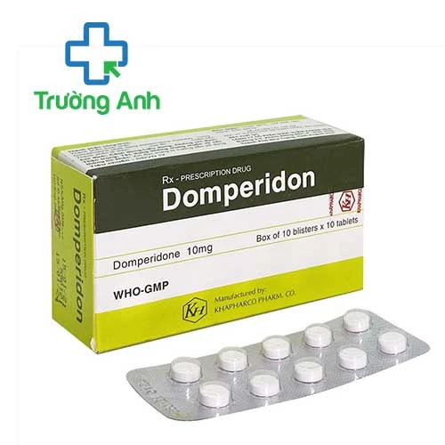 Domperidon 10mg Khapharco - Thuốc chống nôn và buồn nôn
