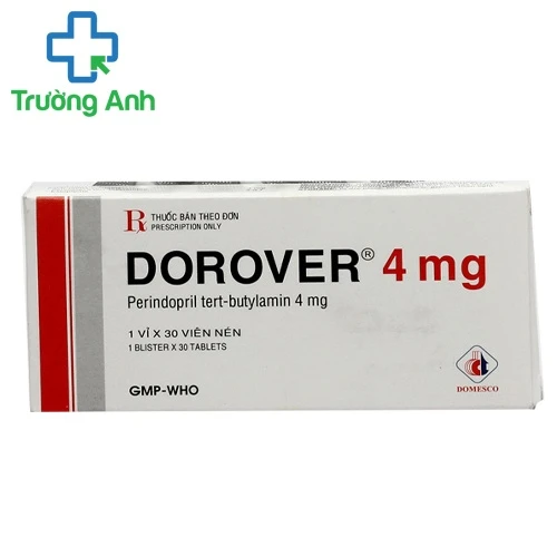 Dorover 4mg - Thuốc điều trị tăng huyết áp, suy tim sung huyết