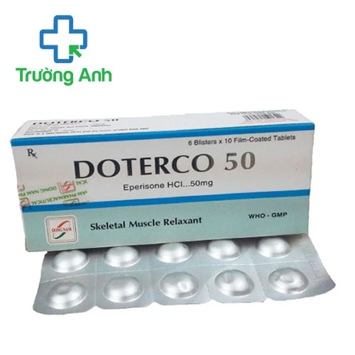 Doterco 50 - Thuốc điều trị tăng trương lực cơ hiệu quả