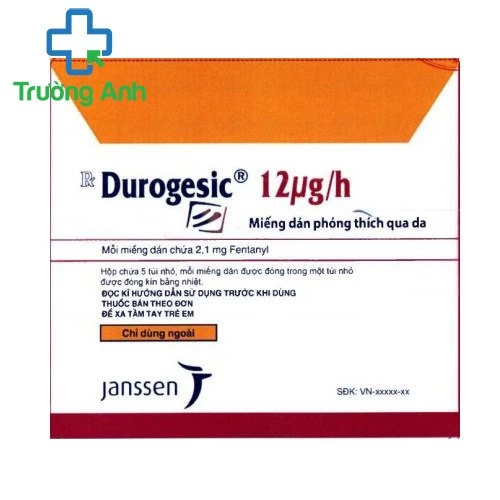 Durogesic 12mcg/h Janssen - Miếng dán giảm đau hiệu quả