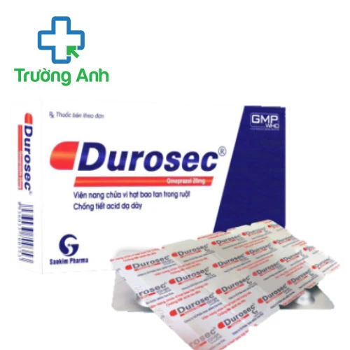 Durosec (vỉ) - Thuốc điều trị viêm loét dạ dày tá tràng hiệu quả