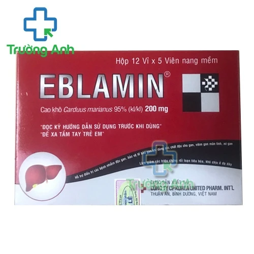 Eblamin 200mg Korea United Pharm - Giúp điều trị bệnh lý về gan