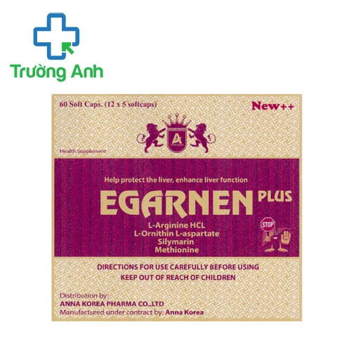 Egarnen Plus - Viên uống giải độc gan, tăng cường chức năng gan