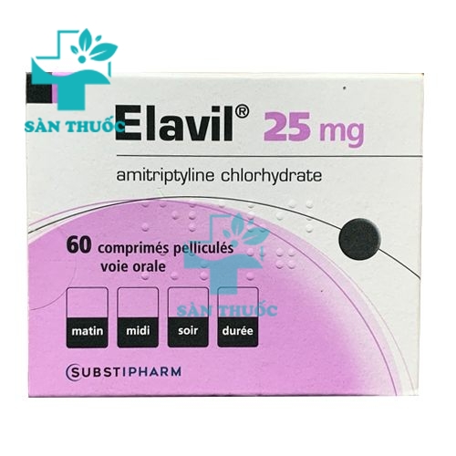 Elavil 25mg Thuốc điều trị trầm cảm và rối loạn lo âu