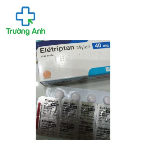 Eletriptan Mylan 40mg - Thuốc trị đau nửa đầu hiệu quả của Ấn Độ