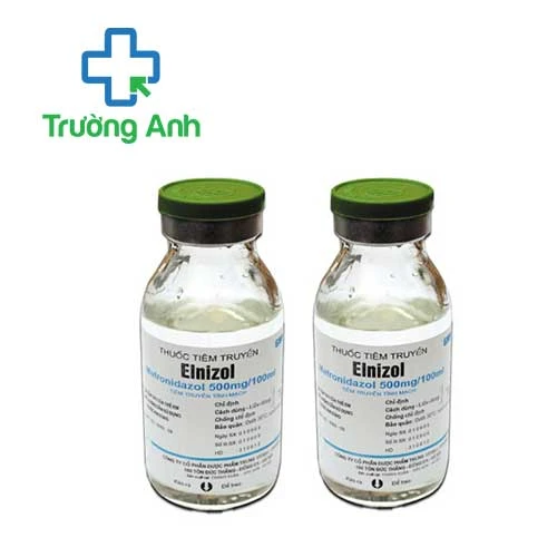 Elnizol 500mg/100ml Pharbaco - Thuốc điều trị nhiễm khuẩn kỵ khí