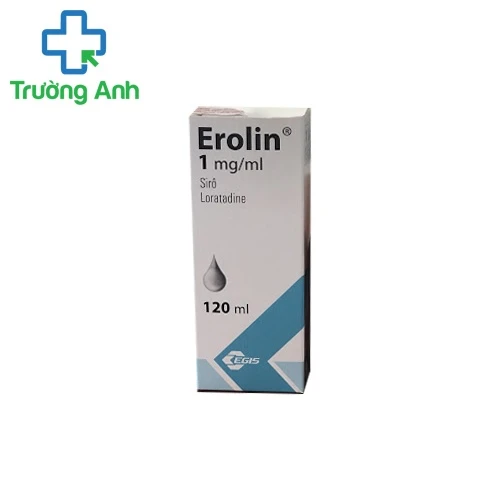 Erolin 1mg/ml 120ml (siro) - Thuốc trị viêm mũi dị ứng của Egis