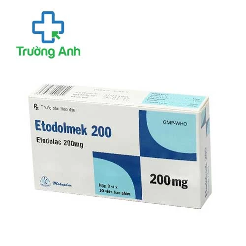 Etodolmek 200 Mekophar - Thuốc giảm đau hiệu quả