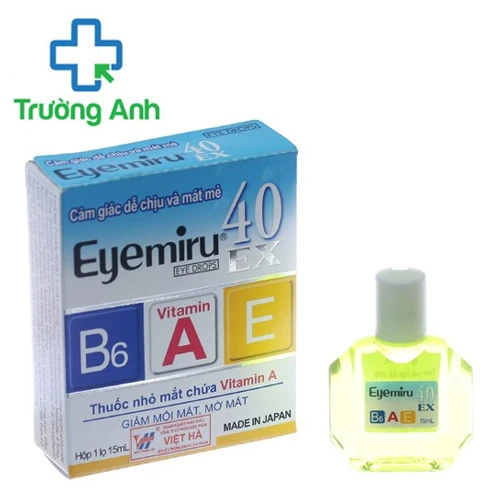 Eyemiru 40 EX - Hỗ trợ điều trị các bệnh về mắt của Nhật Bản