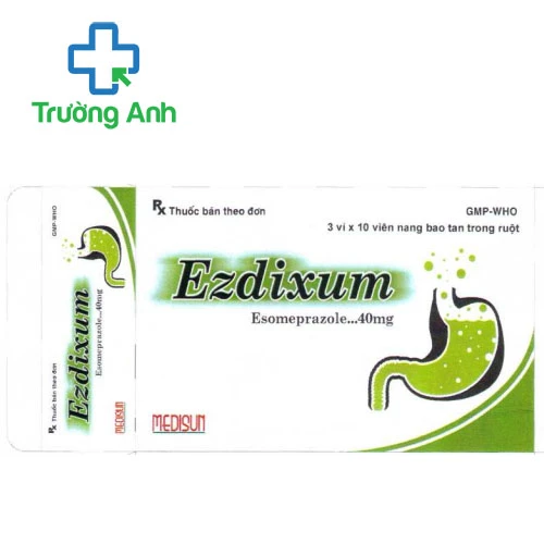 Ezdixum 40 Medisun - Thuốc kháng sinh điều trị viêm loét dạ dày, tá tràng