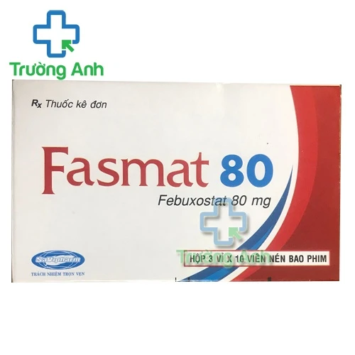 Fasmat 80 Savipharm - Thuốc điều trị triệu chứng bệnh Gout 