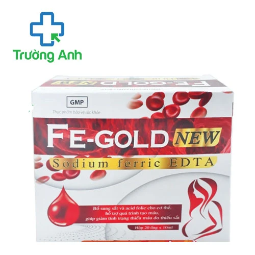 Fe-Gold New Fusi - Hỗ trợ bổ sung sắt, acid folic hiệu  quả
