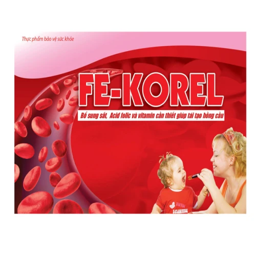 Fe-Korel - Cải thiện tình trạng thiếu máu do thiếu sắt hiệu quả