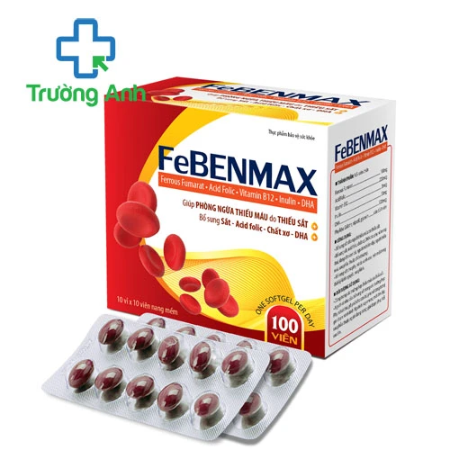 FeBenmax Phương Đông - Bổ sung sắt, acid folic, chất xơ, DHA