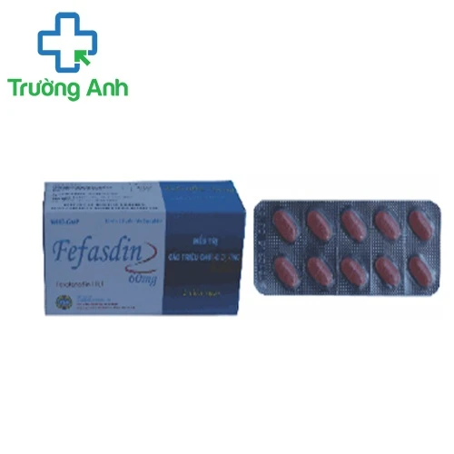 Fefasdin 60mg Khapharco - Thuốc trị viêm mũi dị ứng hiệu quả