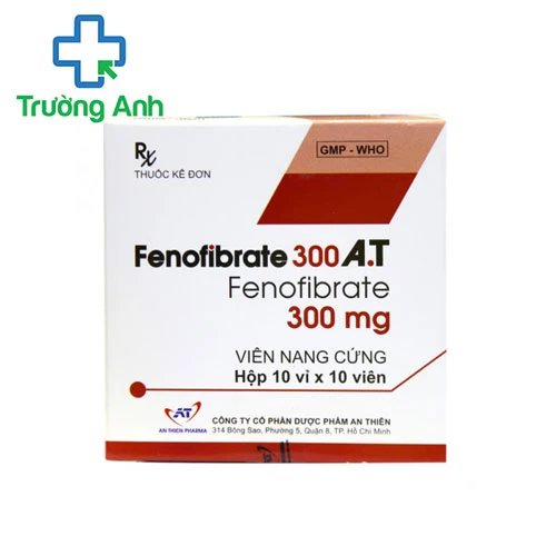 Fenofibrate 300 A.T- Thuốc điều trị tăng cholesterol máu hiệu quả