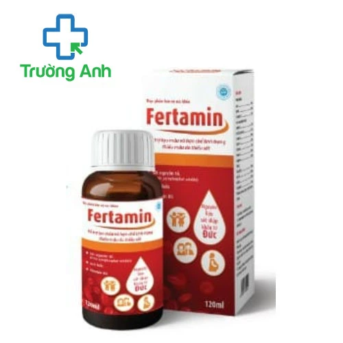 Fertamin 120ml IAP - Siro bổ sung sắt và acid folic cho cơ thể