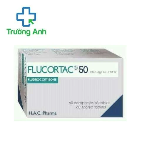 Flucortac 50mcg H.A.C. Pharma - Điều trị suy vỏ tuyến thượng thận