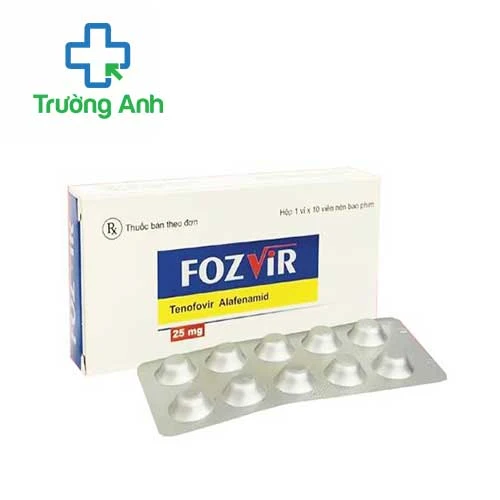 Fozvir 25mg Medisun - Thuốc điều trị viêm gan B hiệu quả
