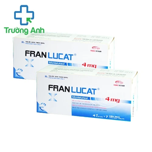Franlucat 4mg Éloge France - Thuốc điều trị hen phế quản