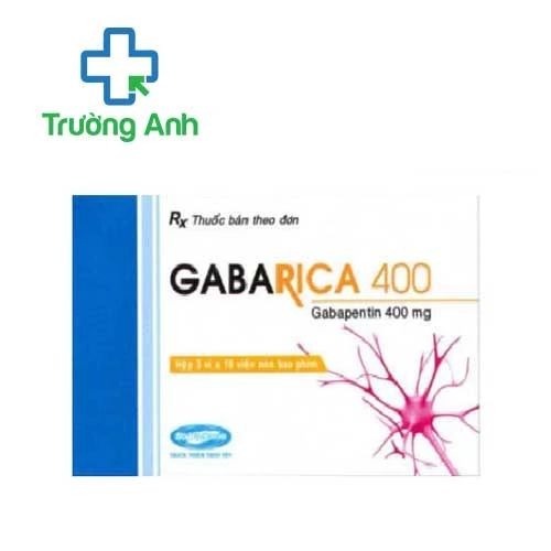Gabarica 400 Savipharm - Thuốc điều trị động kinh cục bộ