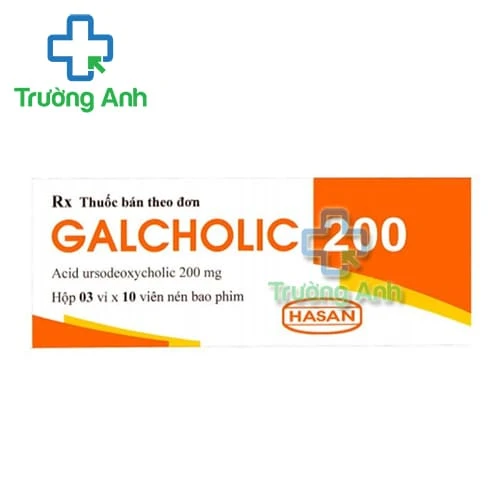 Galcholic 200 Hasan - Thuốc điều trị sỏi túi mật cholesterol