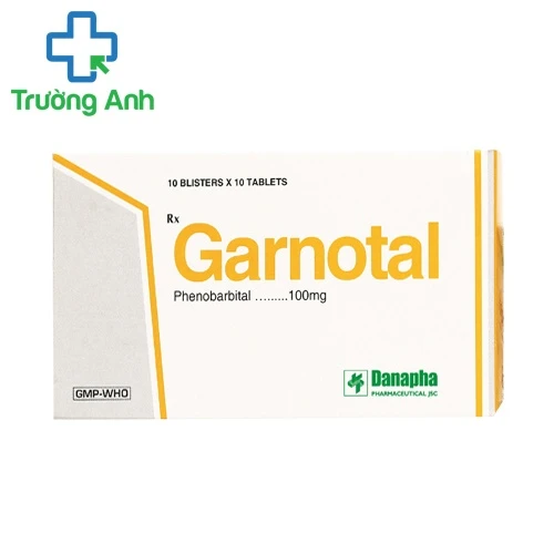 Garnotal 100mg - Thuốc trị động kinh hiệu quả của Danapha