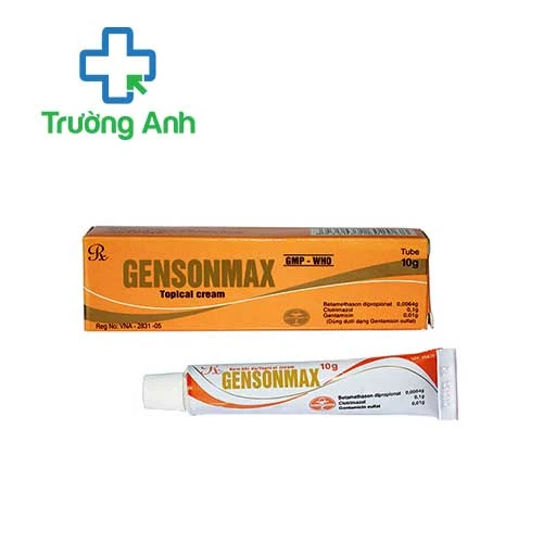 Gensomax 10g Quapharco - Thuốc điều trị các bệnh về da
