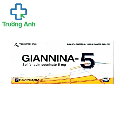 Giannina-5 - Thuốc điều trị tiểu không tự chủ của Davipharm