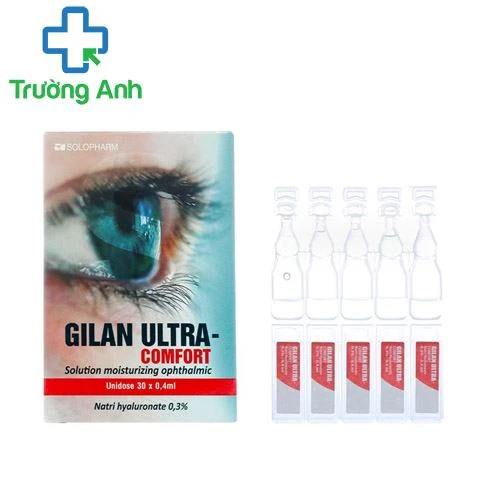 Gilan Ultra Comfort 0,3% - Thuốc nhỏ mắt trị viêm giác mạc hiệu quả