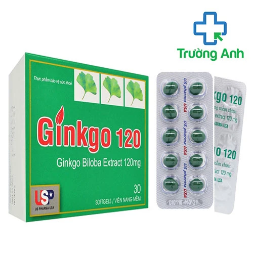 GINKGO 120 USP - Giúp lưu thông khí huyết, tăng tuần hoàn não