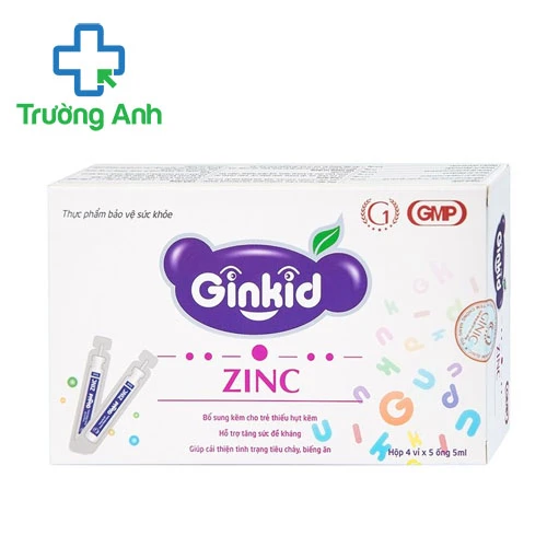 Ginkid Zinc Abipha - Giúp tăng cường sức đề kháng cho cơ thể