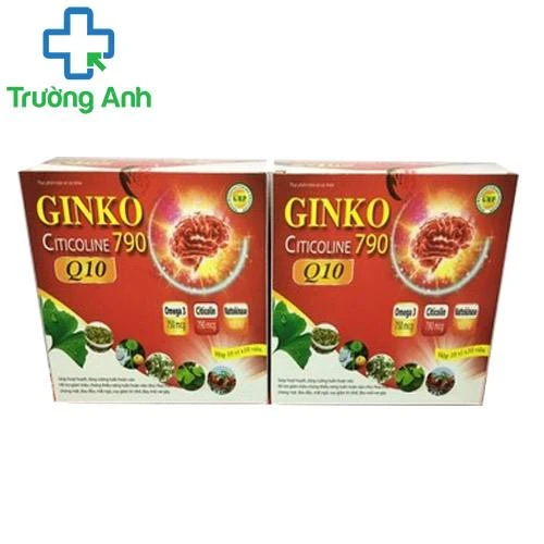 Ginko Citicoline 790 Q10 - Tăng cường lưu thông máu cho cơ thể