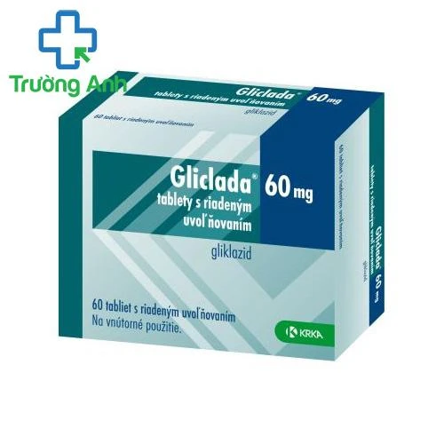 Gliclada 60mg modified-release tablets Krka - Thuốc điều trị tiểu đường tuýp 2