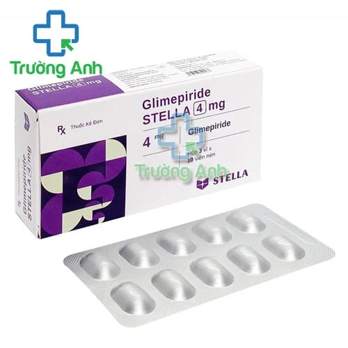 Glimepiride Stada 4mg - Thuốc điều trị bệnh đái tháo đường tuýp 2