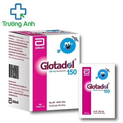 Glotadol 150 - Thuốc giảm đau, hạ sốt hiệu quả cho trẻ em