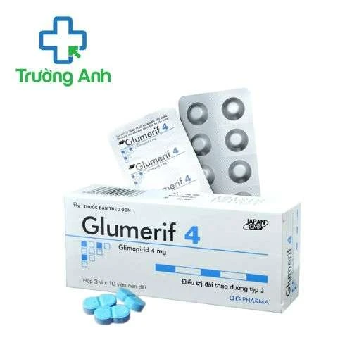 Glumerif 4 DHG Pharma - Điều trị bệnh đái tháo đường týp 2