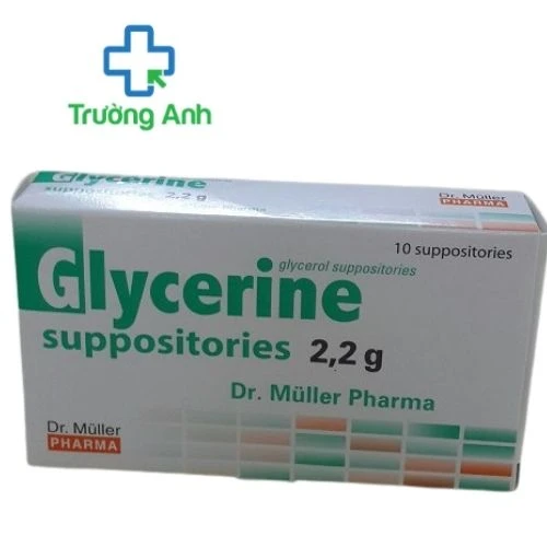 Glycerine suppositories 2,2g - Khắc phục táo bón hiệu quả