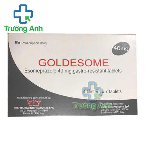 Goldesome 40mg - Thuốc điều trị viêm thực quản hiệu quả của Italy