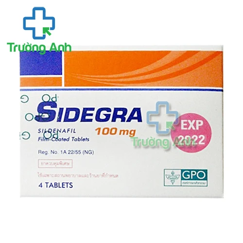 Sidegra 100mg - Thuốc bổ thận, tráng dương nhập khẩu Thái Lan