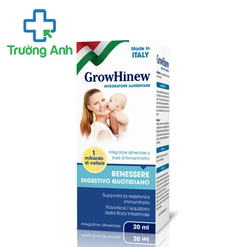 GrowHinew Erbex - Giúp cải thiện hệ vi sinh đường ruột của Ý