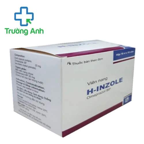 H-Inzole 20mg Lark Lab - Thuốc trị viêm loét dạ dày của Ấn Độ