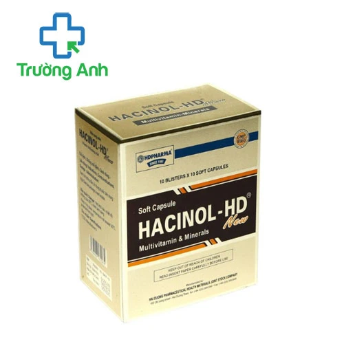 Hacinol-HD New HDPharma - Viên uống bổ sung vitamin và khoáng chất