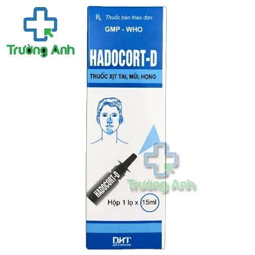 Hadocort D Spr.15ml - Thuốc điều trị viêm mũi hiệu quả